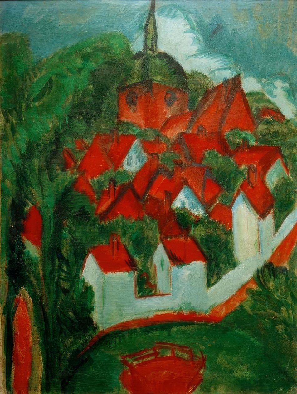 Slottet på Femern af Ernst Ludwig Kirchner