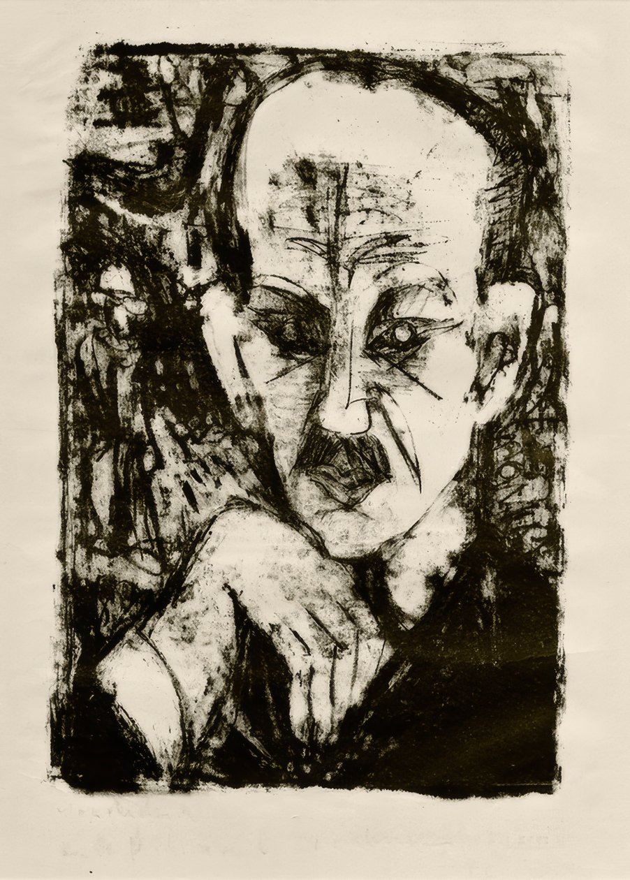 Carl Sternheim af Ernst Ludwig Kirchner