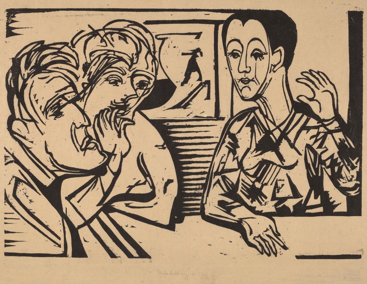Samtale af Ernst Ludwig Kirchner