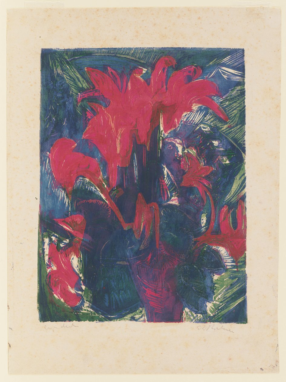 Cyclamen af Ernst Ludwig Kirchner