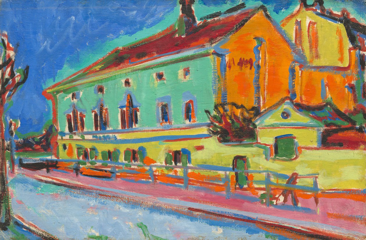Dansesal Bellevue, 1909-10 af Ernst Ludwig Kirchner