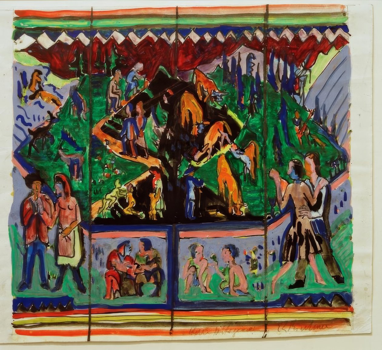 De levende af Ernst Ludwig Kirchner