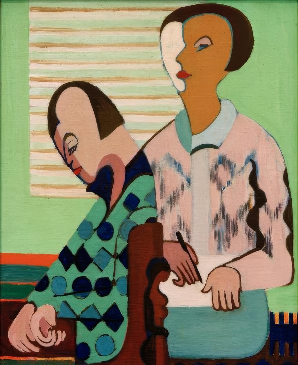 Parret. Selvportræt med Erna af Ernst Ludwig Kirchner