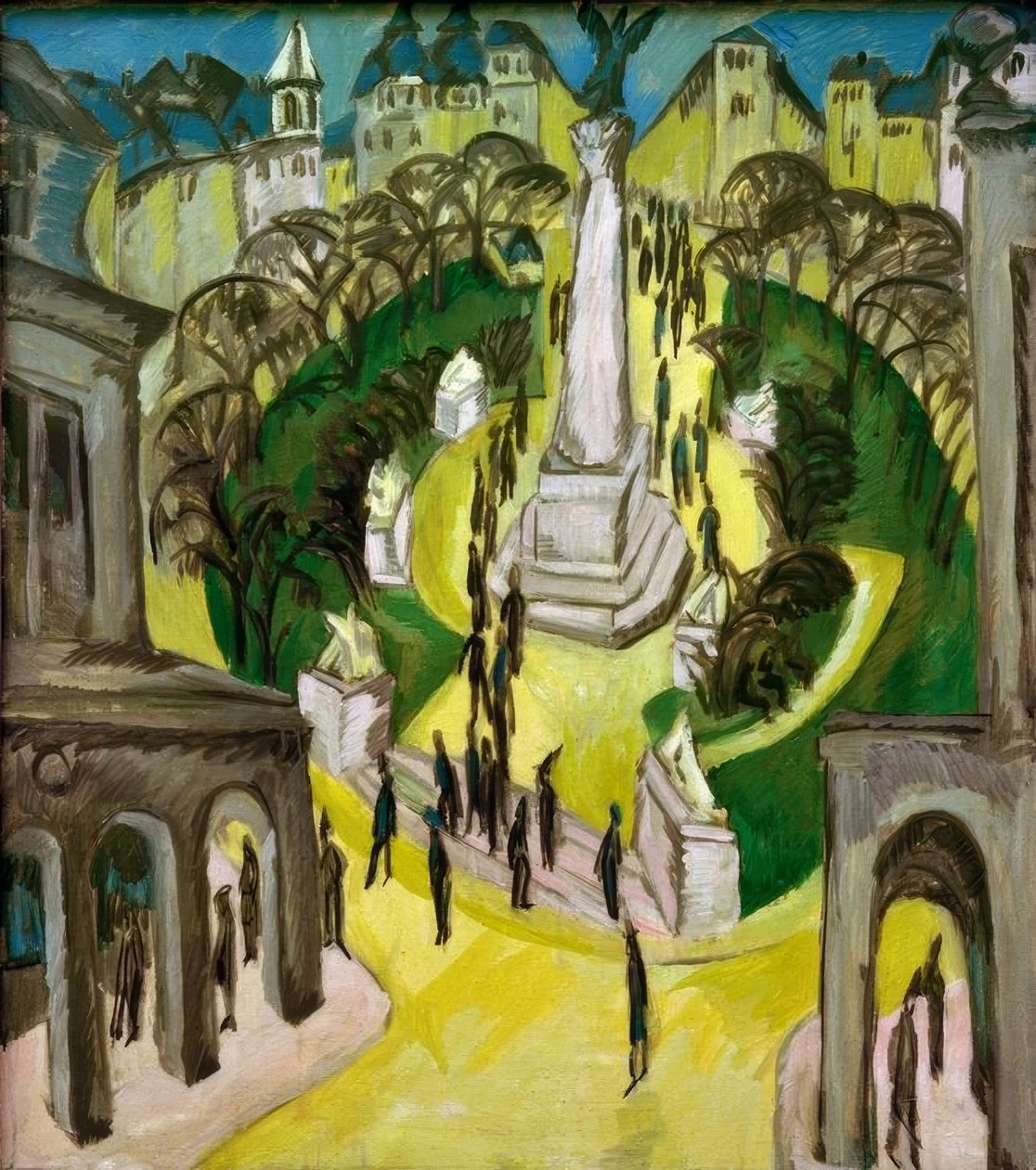 Rundkørslen af Ernst Ludwig Kirchner