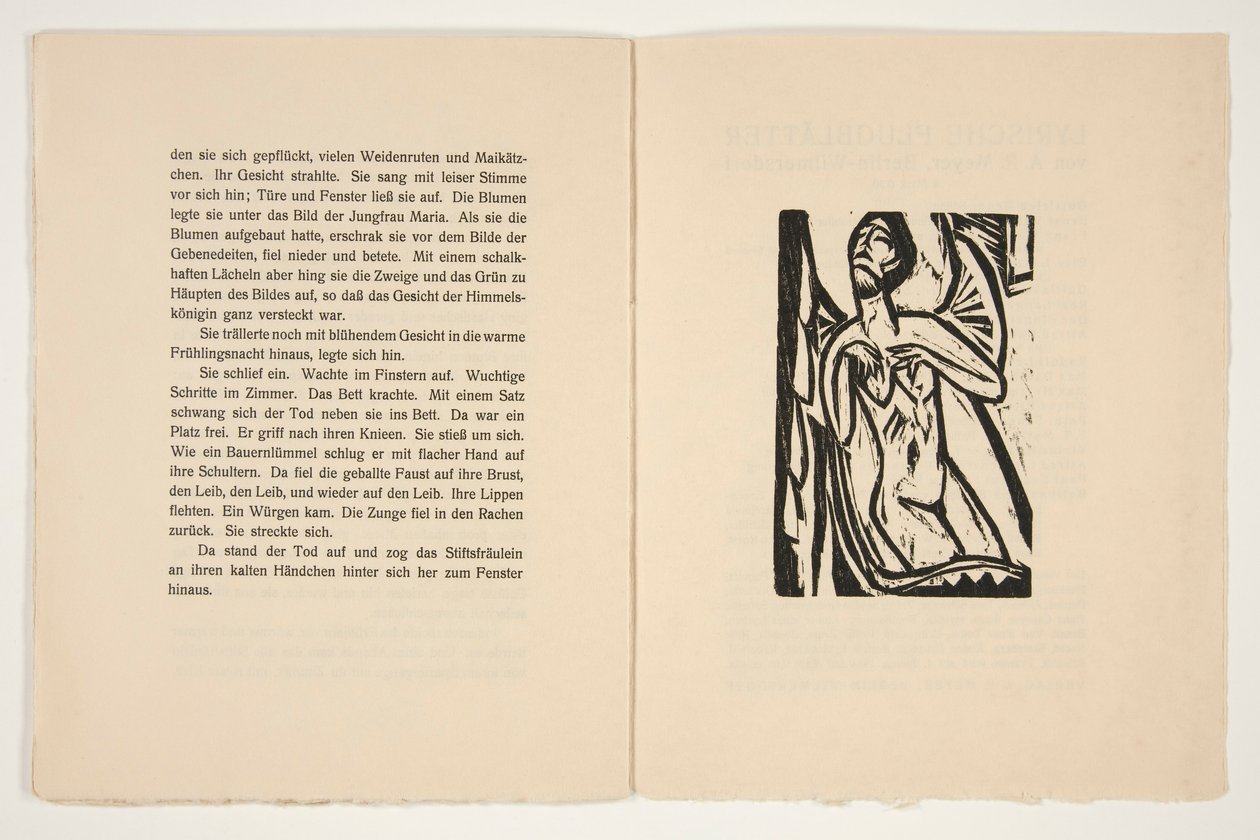 Kanoninden og Døden. Illustrationer til en roman af Alfred Doeblin af Ernst Ludwig Kirchner