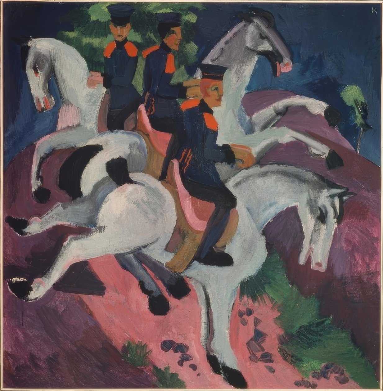 Rideskolen af Ernst Ludwig Kirchner