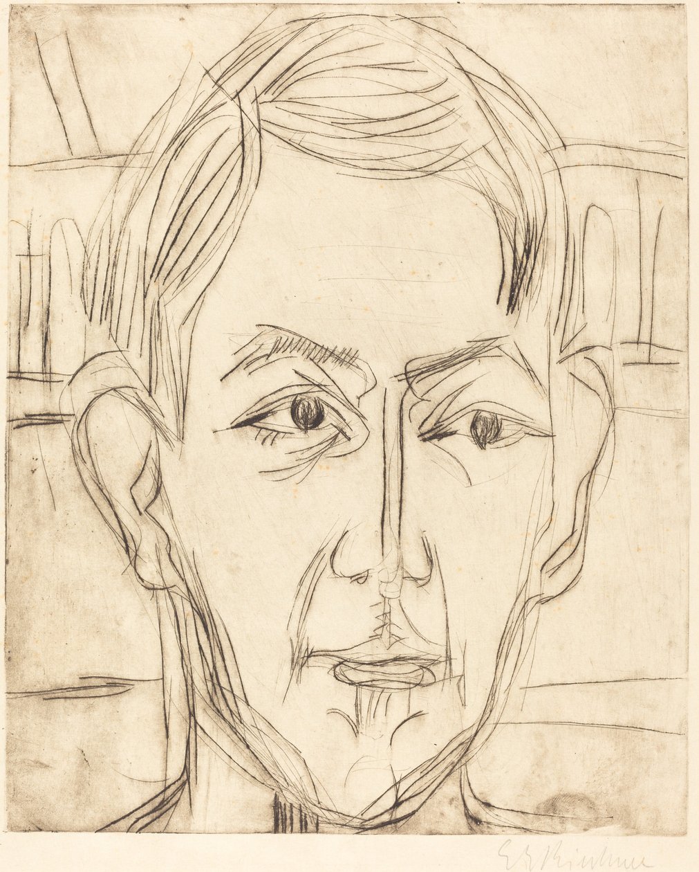 Dr. Hans Bütow af Ernst Ludwig Kirchner