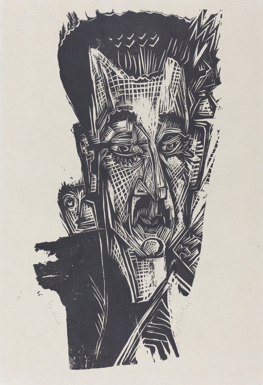 Dr. Ludwig Binswanger af Ernst Ludwig Kirchner