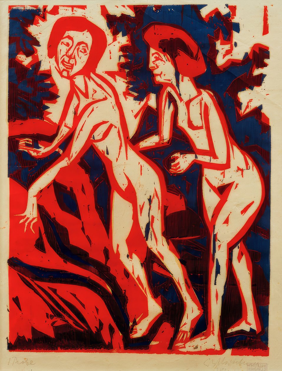E.L.Kirchner, Badende af Ernst Ludwig Kirchner