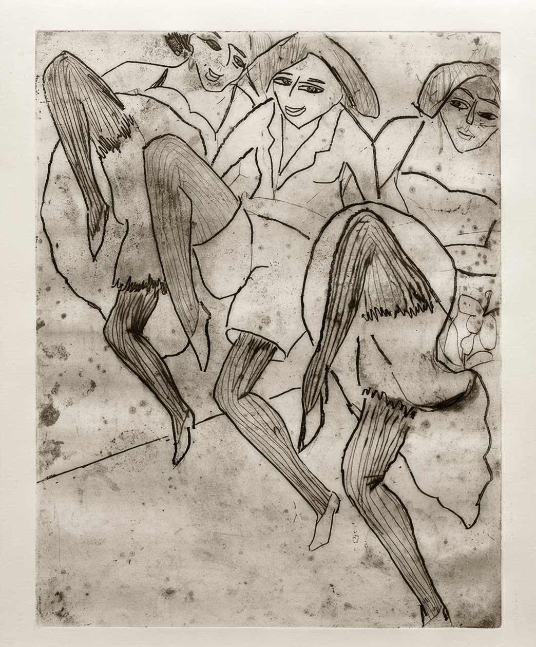 E.L. Kirchner, Hamburgere dansere af Ernst Ludwig Kirchner