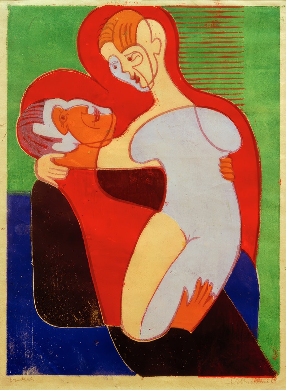 E.L. Kirchner, elskere (The Hembusse) af Ernst Ludwig Kirchner