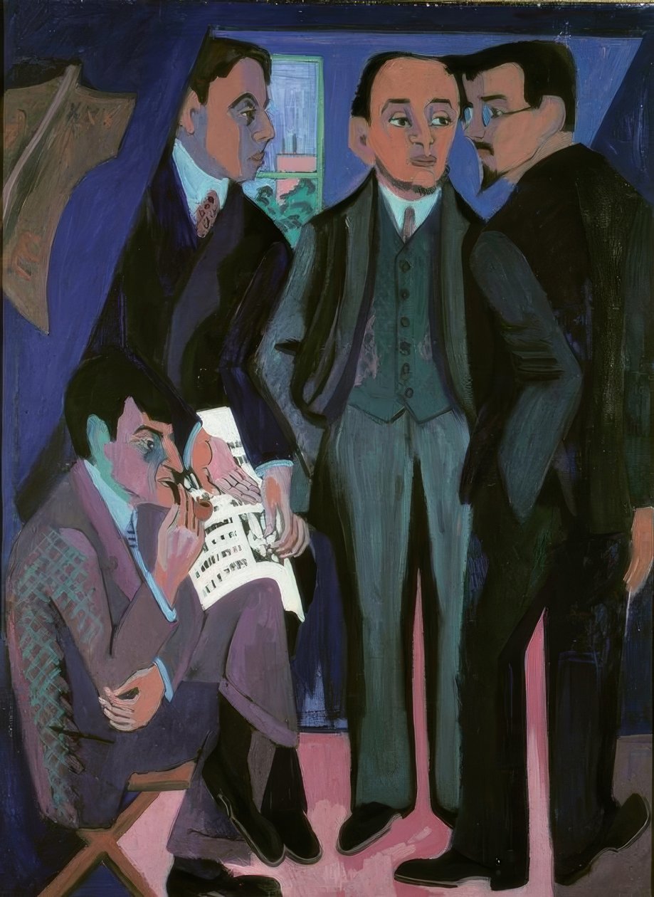 Et kunstnerfællesskab af Ernst Ludwig Kirchner