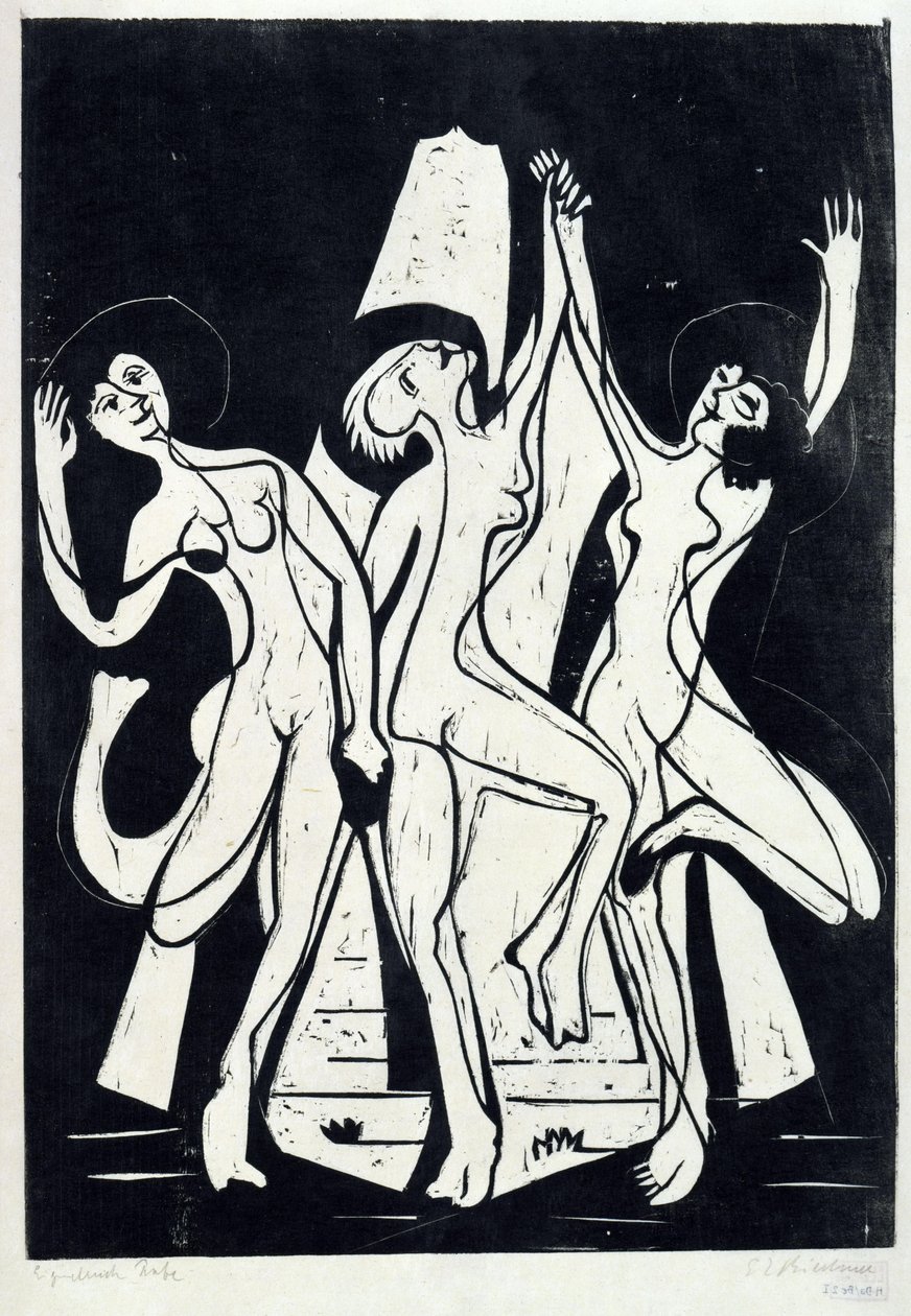 Farvernes dans af Ernst Ludwig Kirchner