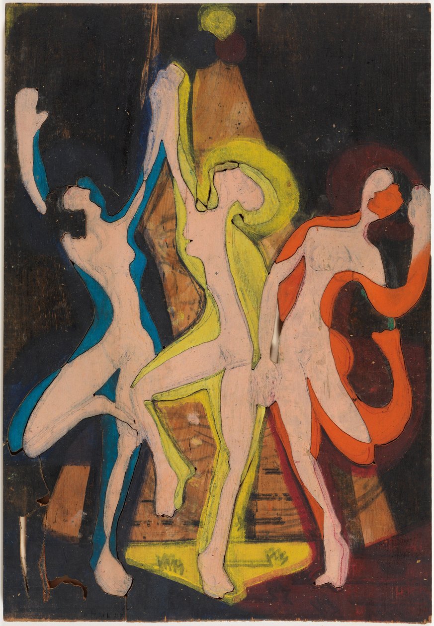 Farvedans, Farvestok II af Ernst Ludwig Kirchner