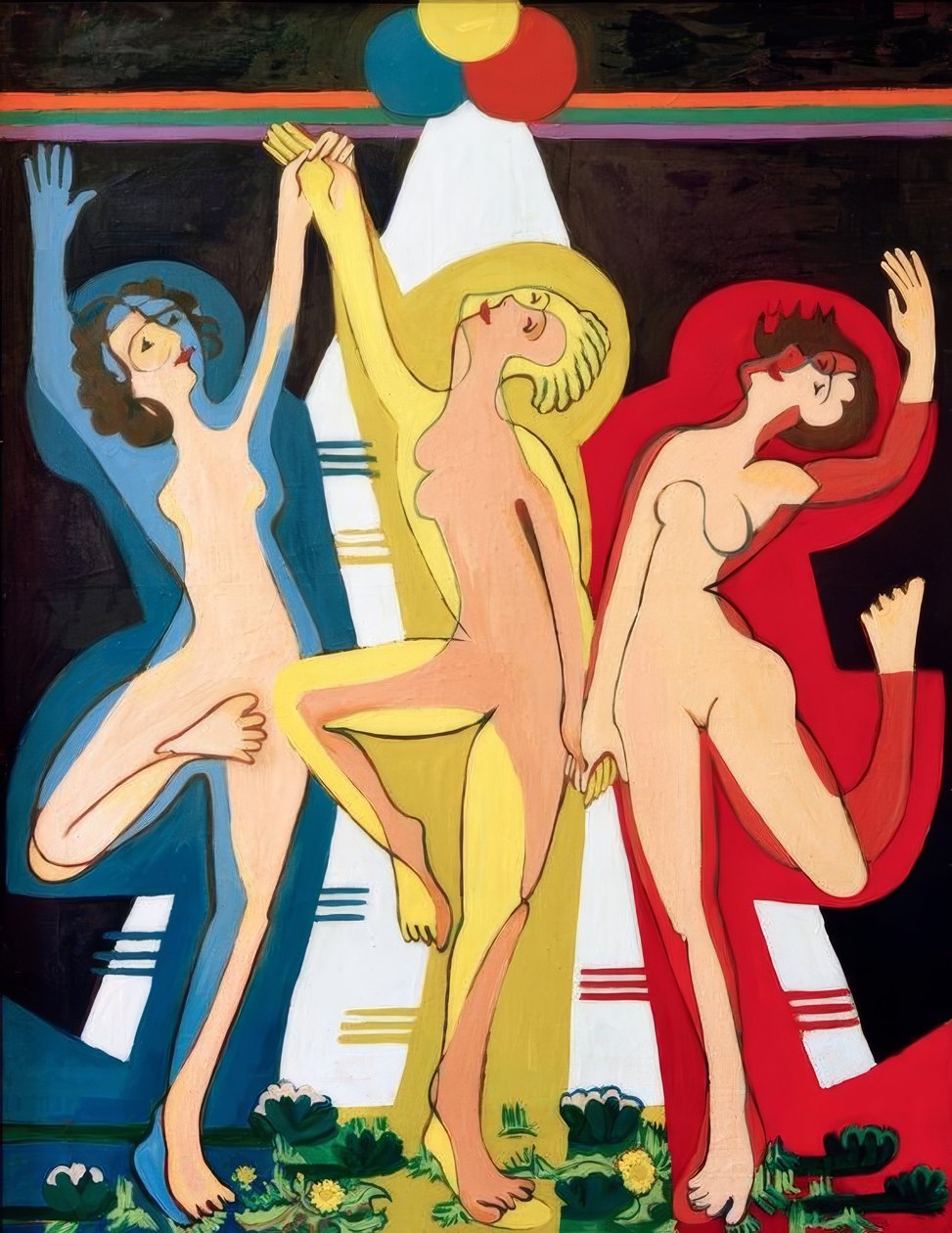 Farvedans II af Ernst Ludwig Kirchner