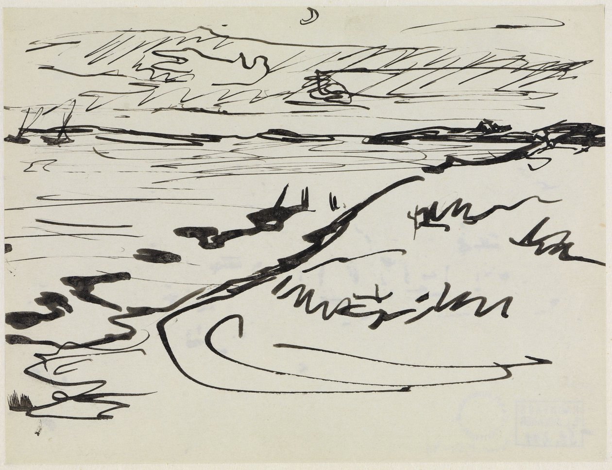 Fehmarn-kysten af Ernst Ludwig Kirchner
