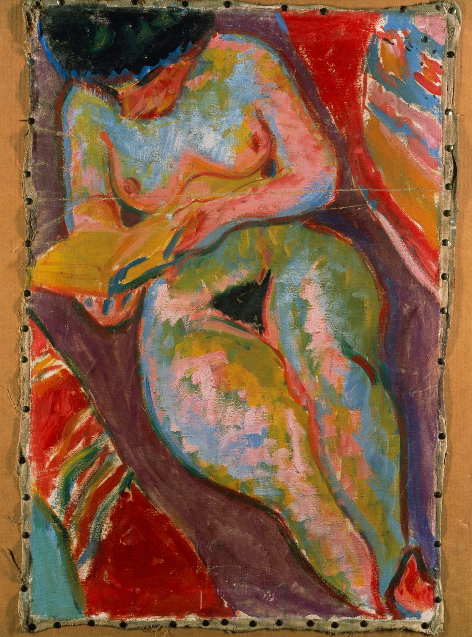 Kvinde nøgen af Ernst Ludwig Kirchner