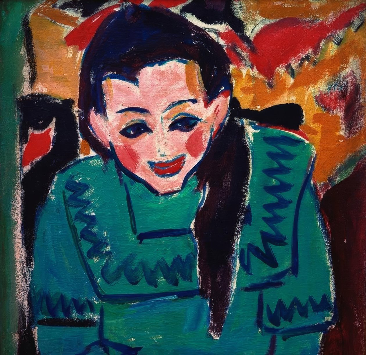 Fränzi af Ernst Ludwig Kirchner