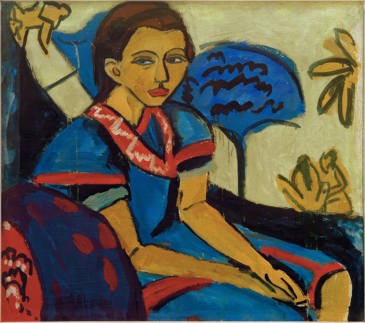 Fränzi af Ernst Ludwig Kirchner