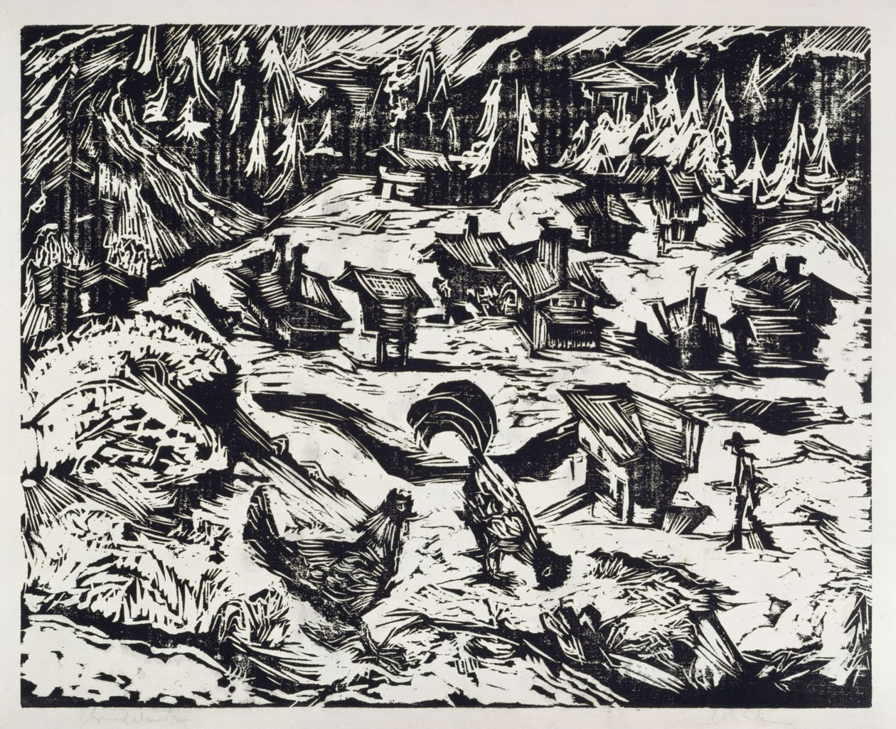 Vor Frue Kirke af Ernst Ludwig Kirchner