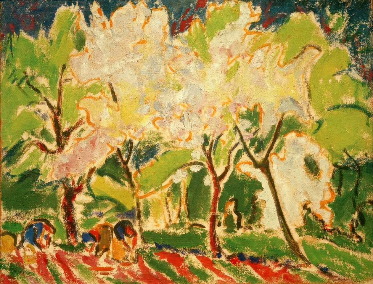 Forårslandskab af Ernst Ludwig Kirchner