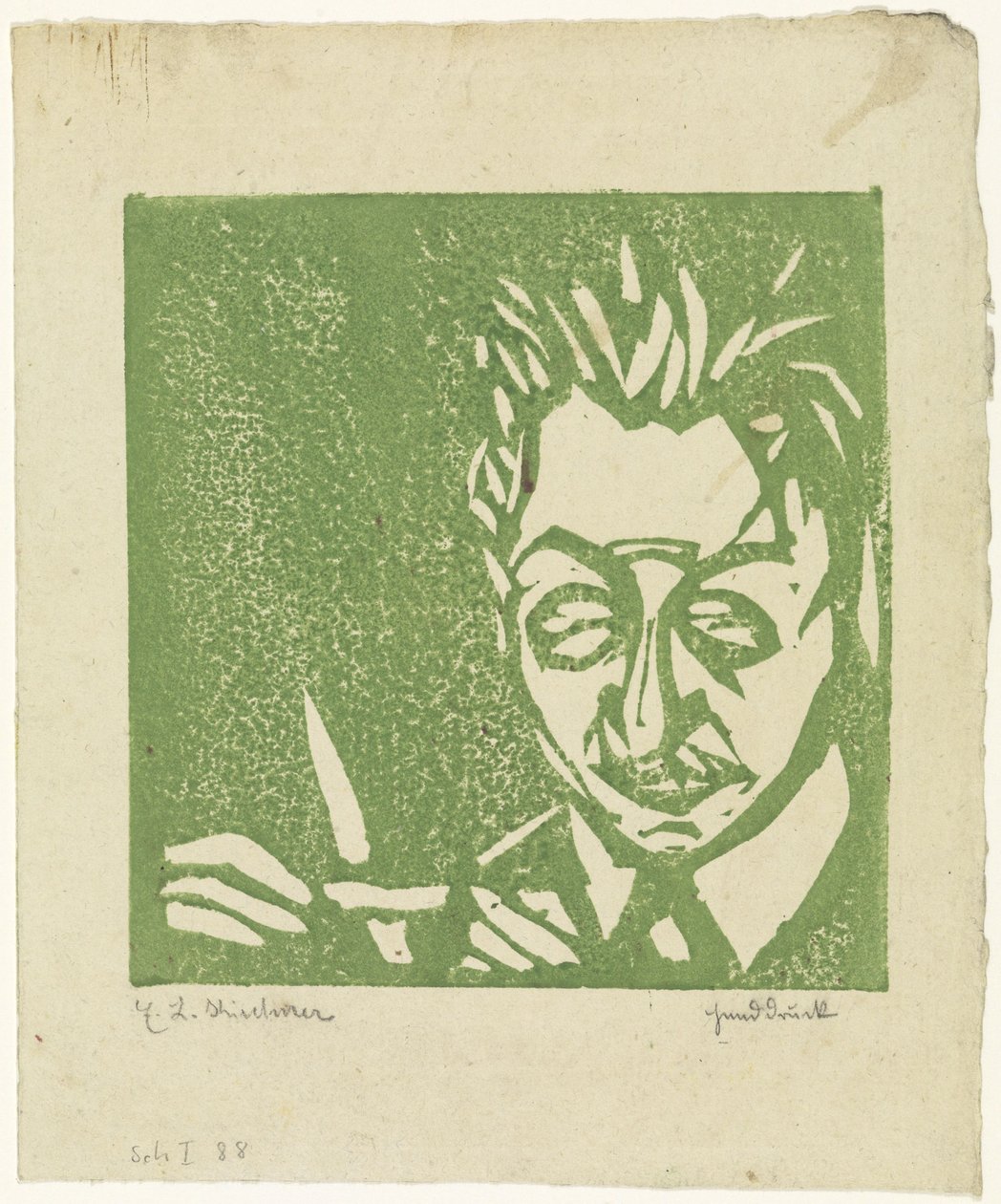 Glasblæser (Walter Kirchner) af Ernst Ludwig Kirchner