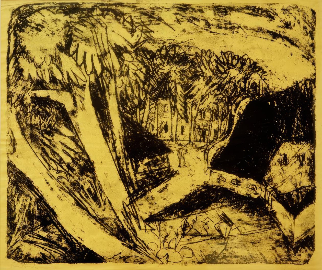 Gut Staberhof af Ernst Ludwig Kirchner