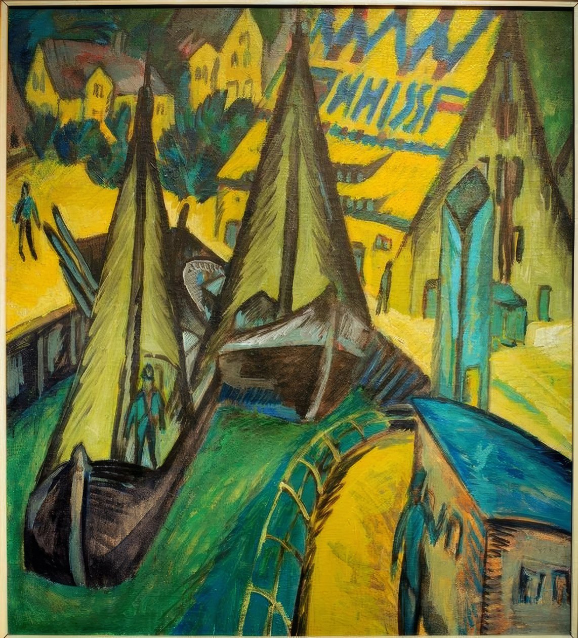 Burgstaaken havn af Ernst Ludwig Kirchner