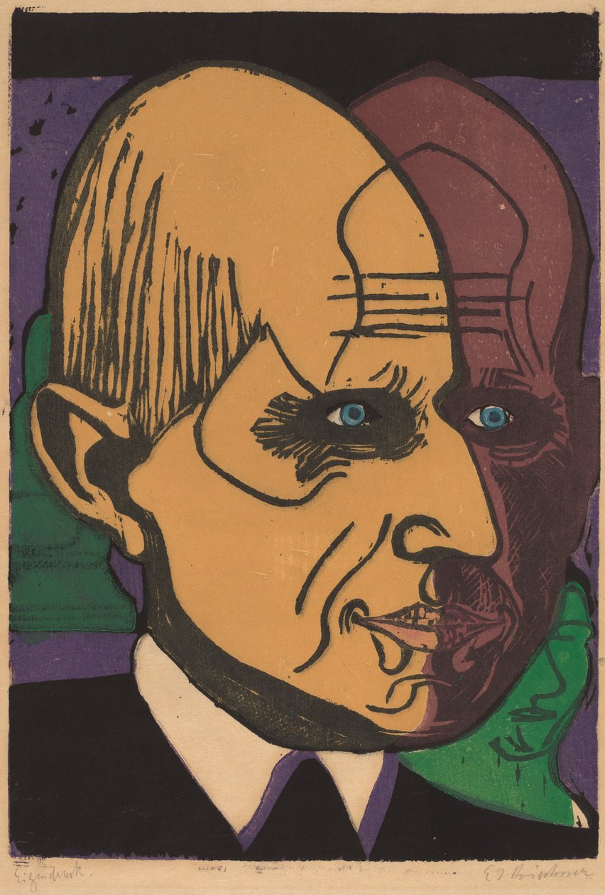 Leder af Dr. Bauer af Ernst Ludwig Kirchner