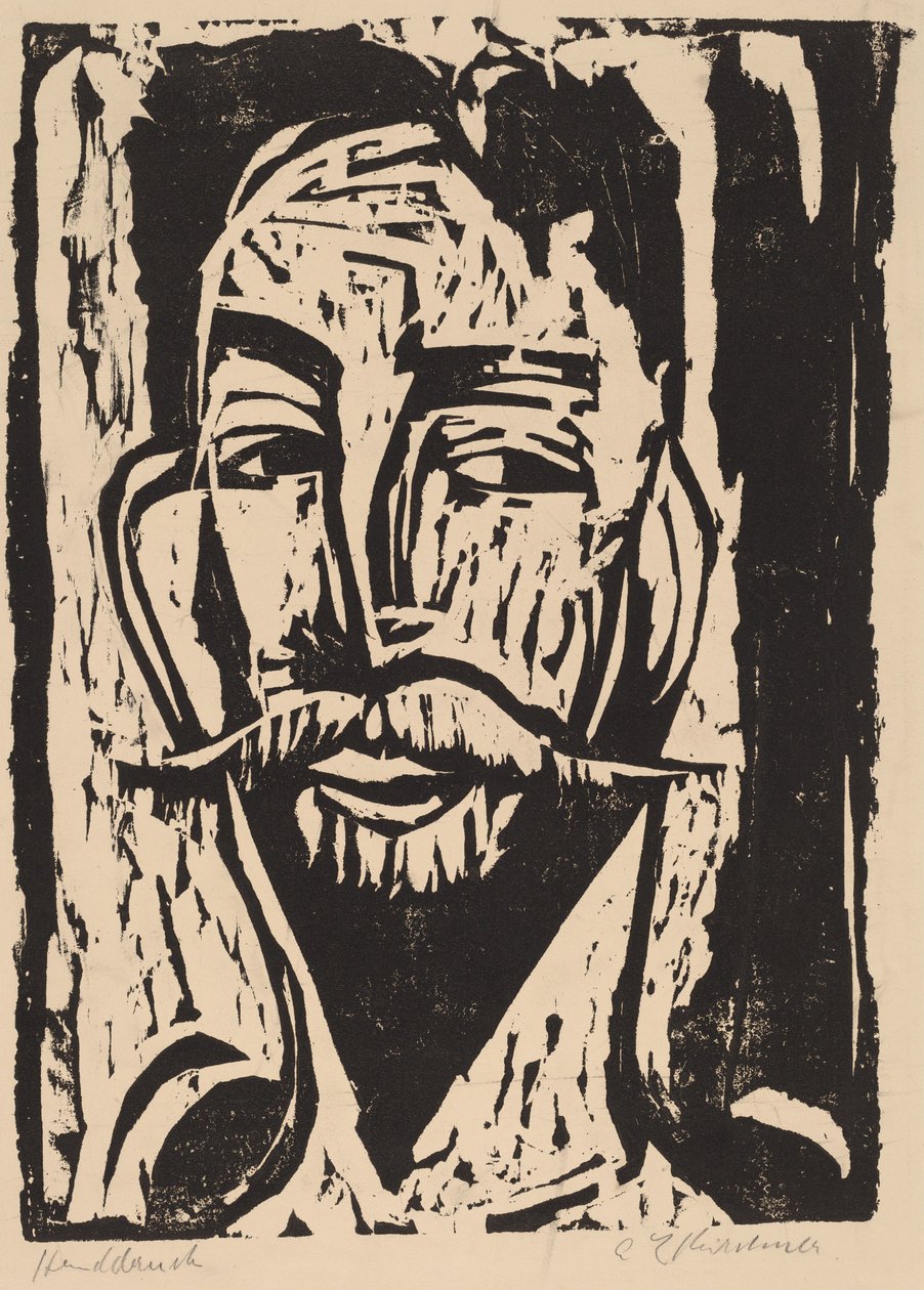 Leder af Prof. Dr. Graef af Ernst Ludwig Kirchner