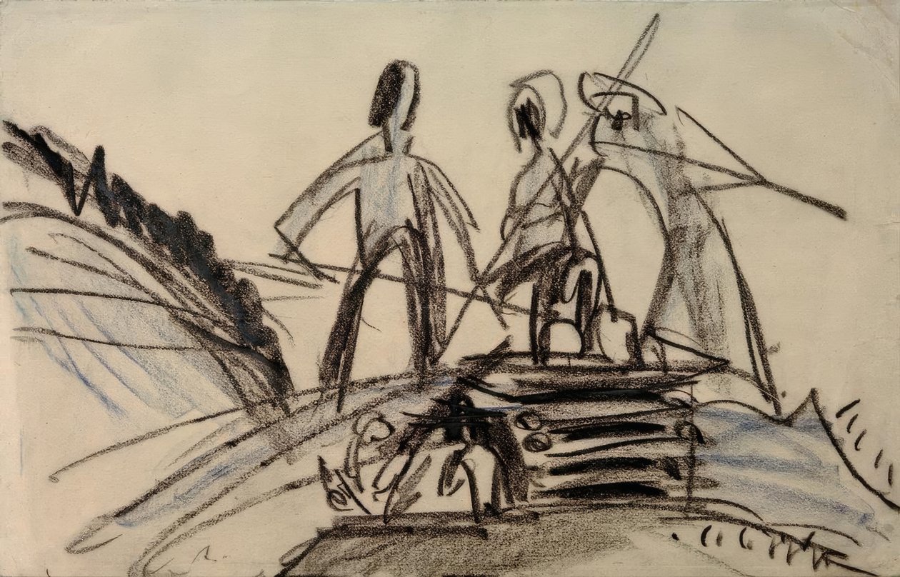 Haying landmænd af Ernst Ludwig Kirchner