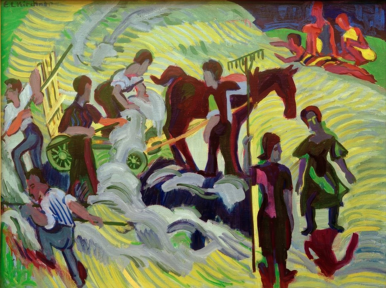 Høslæt af Ernst Ludwig Kirchner