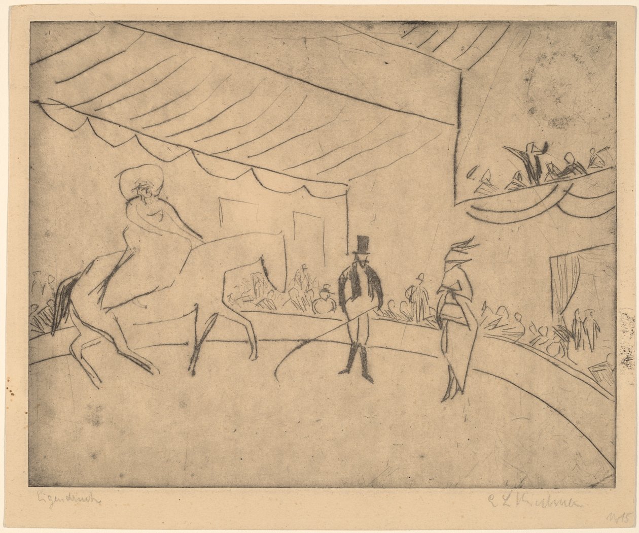 Hippodrome af Ernst Ludwig Kirchner