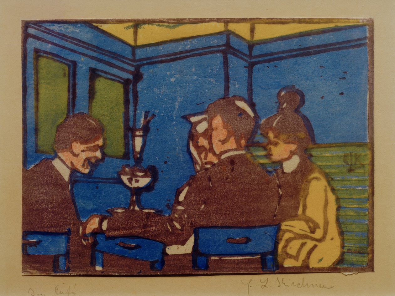 Jeg kaffe II af Ernst Ludwig Kirchner