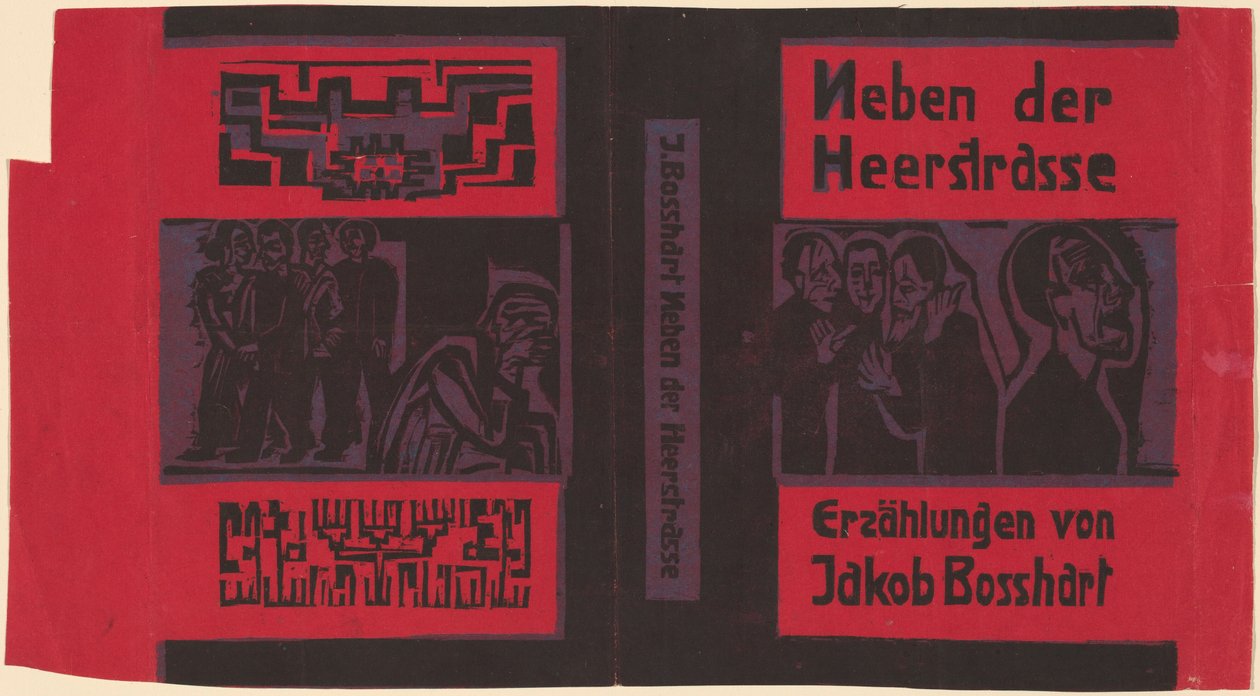 Jakob Bolsharat: Neben der Heyerstrasse (Jakob Bolsharat: Near Main Street) af Ernst Ludwig Kirchner
