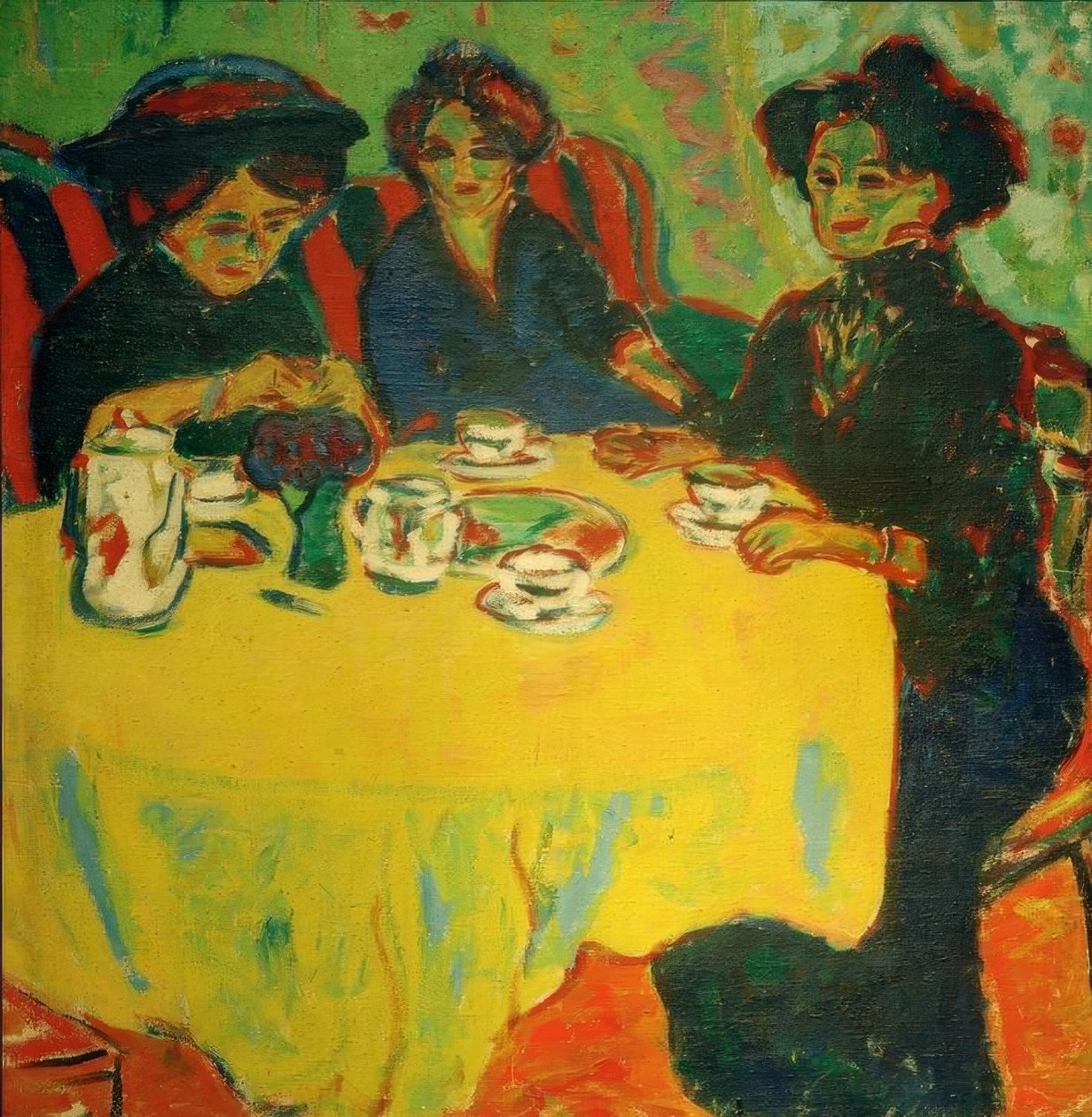 Kaffebord af Ernst Ludwig Kirchner