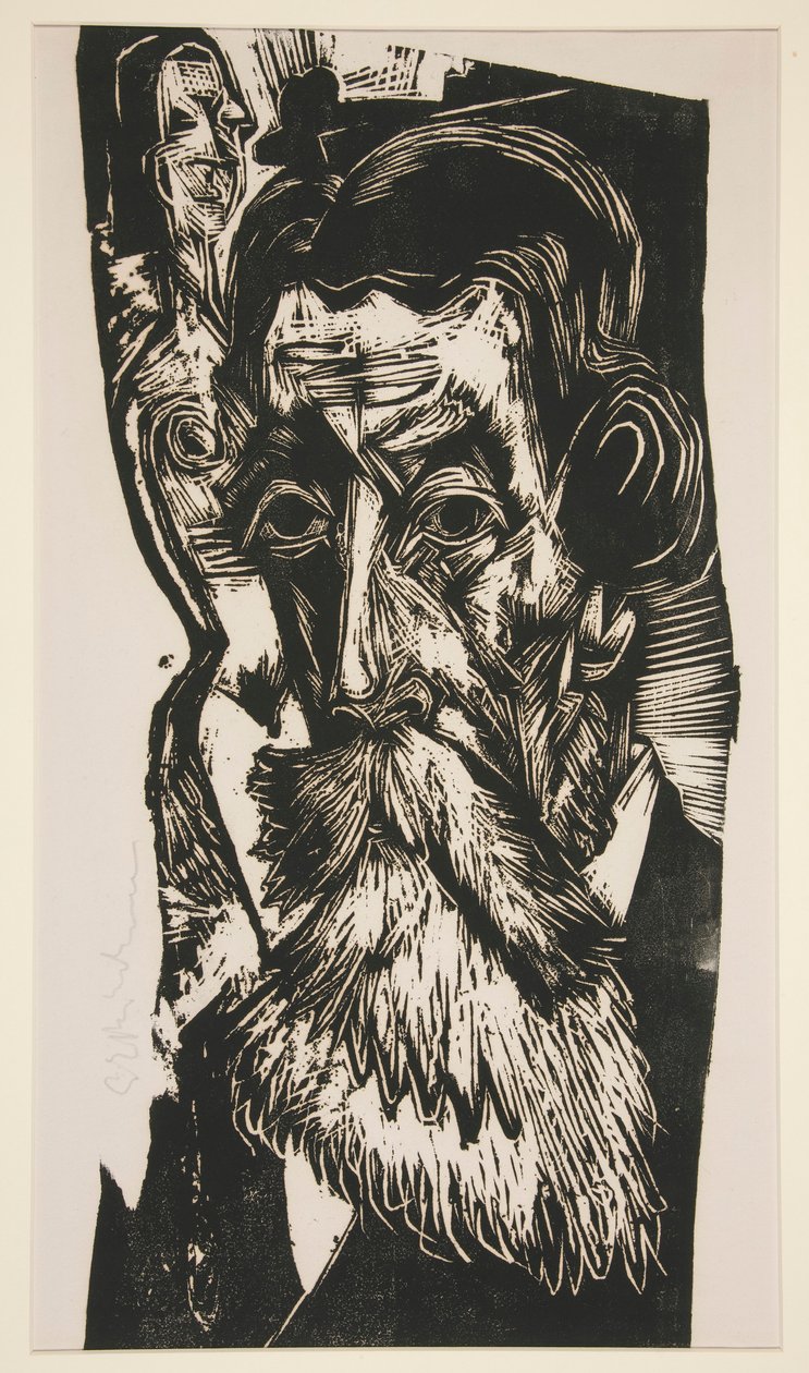 Leder af Ludwig Schames (Portræt af Ludwig Schames) af Ernst Ludwig Kirchner
