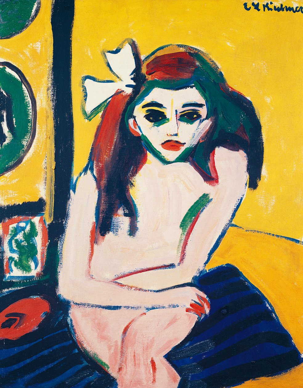 Marcella, af Ernst Ludwig Kirchner (1880-1938) af Ernst Ludwig Kirchner