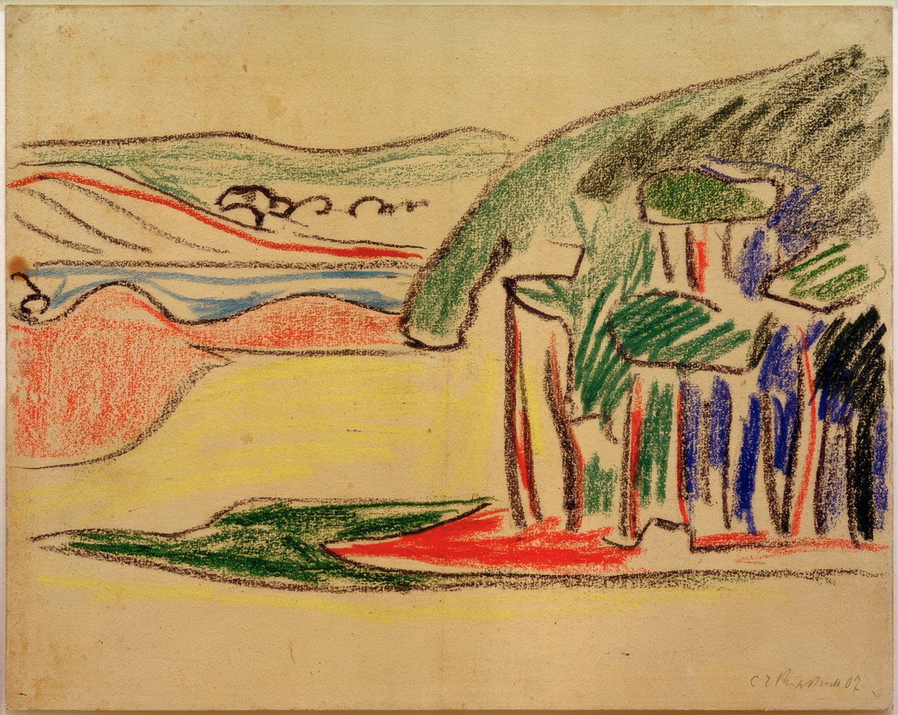 Uden titel (Moritzburger Teiche) af Ernst Ludwig Kirchner