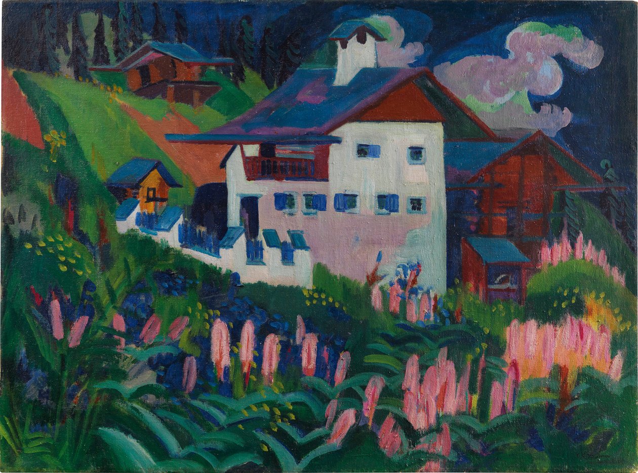 Vores hus, 1918-1922. af Ernst Ludwig Kirchner