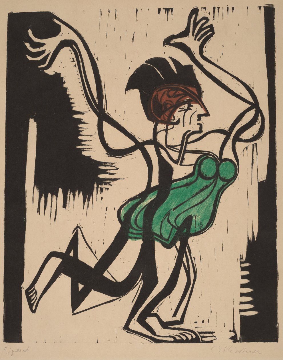 Palucca af Ernst Ludwig Kirchner