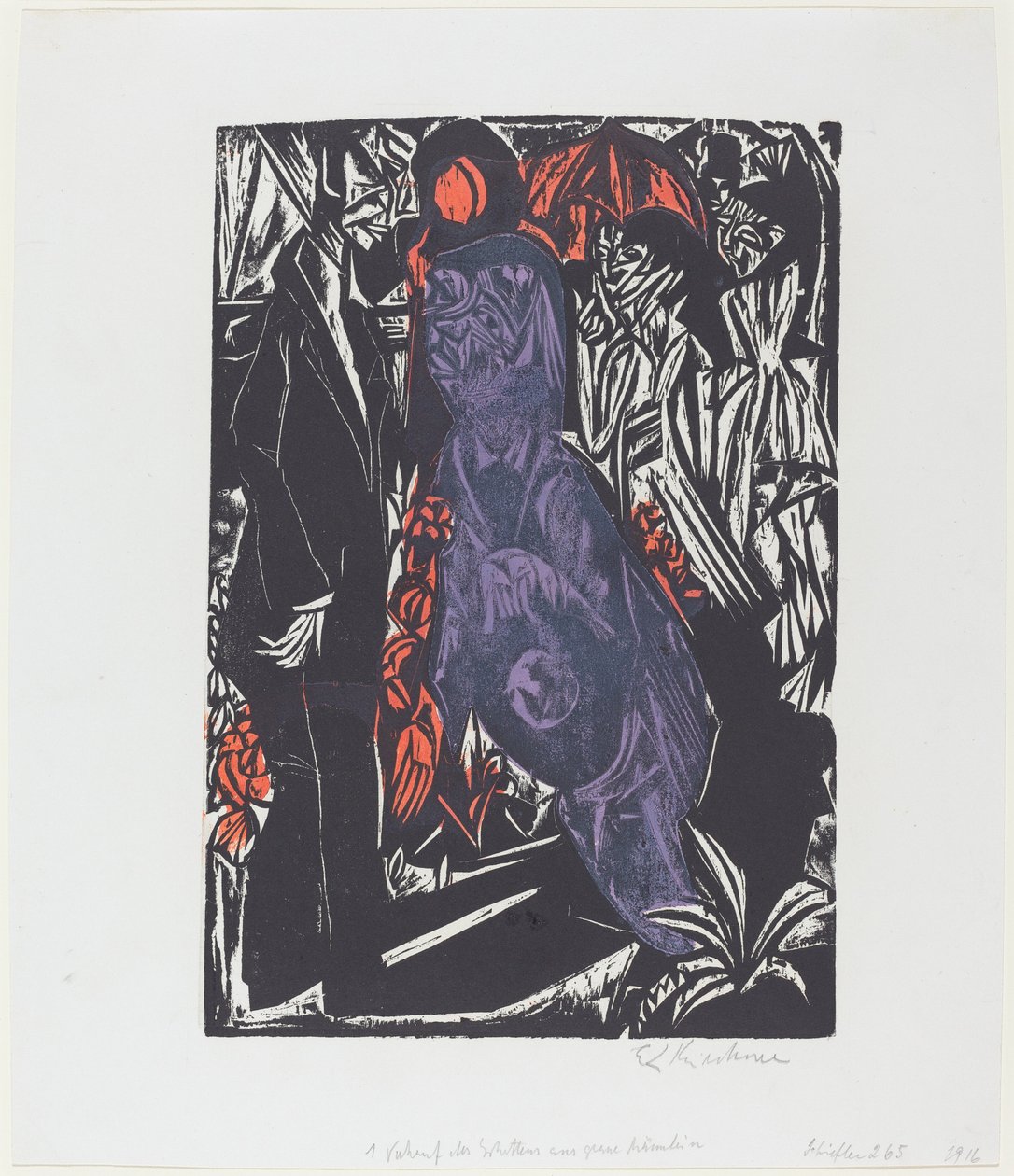 Peter Schlemihls vidunderlige historie: Salget af hans skygge af Ernst Ludwig Kirchner