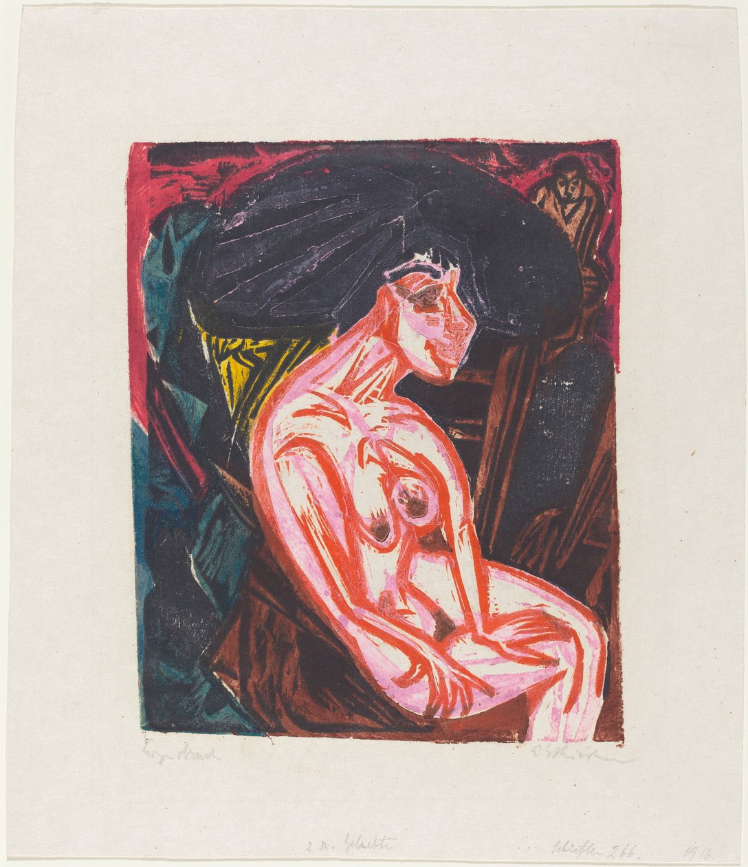 Peter Schlemihls vidunderlige historie: Den elskede af Ernst Ludwig Kirchner