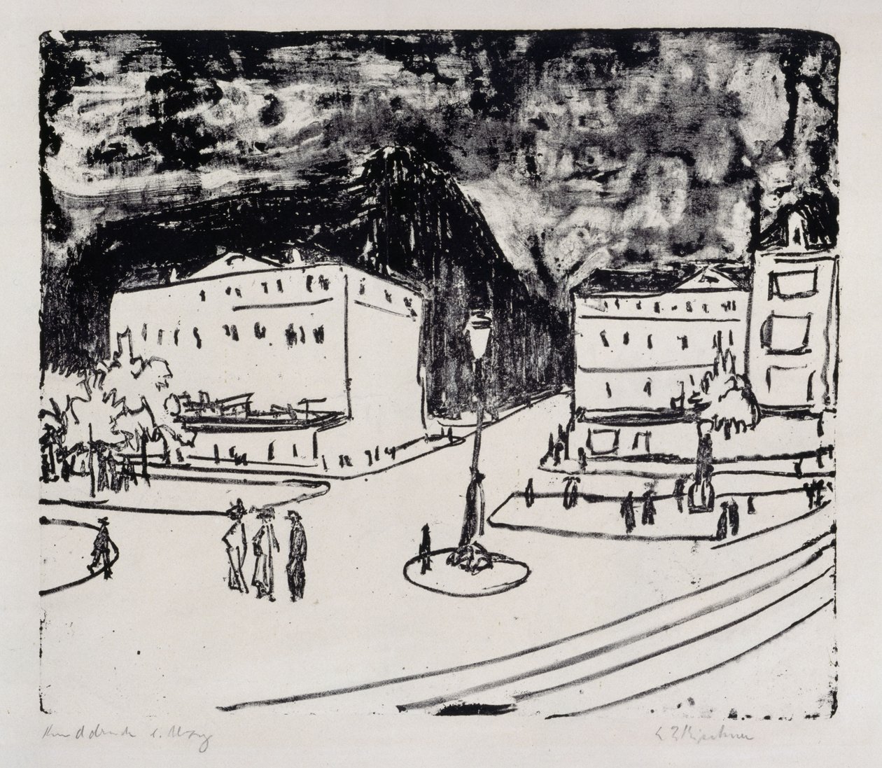 Pirnaischer Platz (Dresden) af Ernst Ludwig Kirchner
