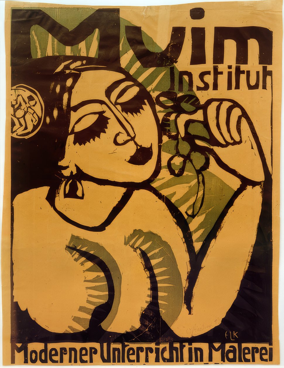 Plakat Muim Institut af Ernst Ludwig Kirchner