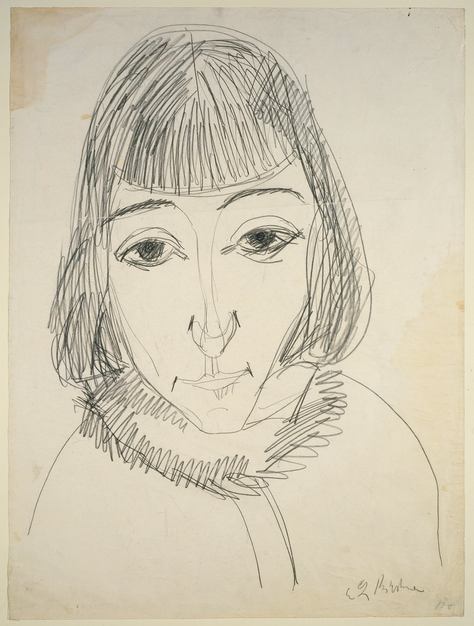 Portræt af Erna af Ernst Ludwig Kirchner