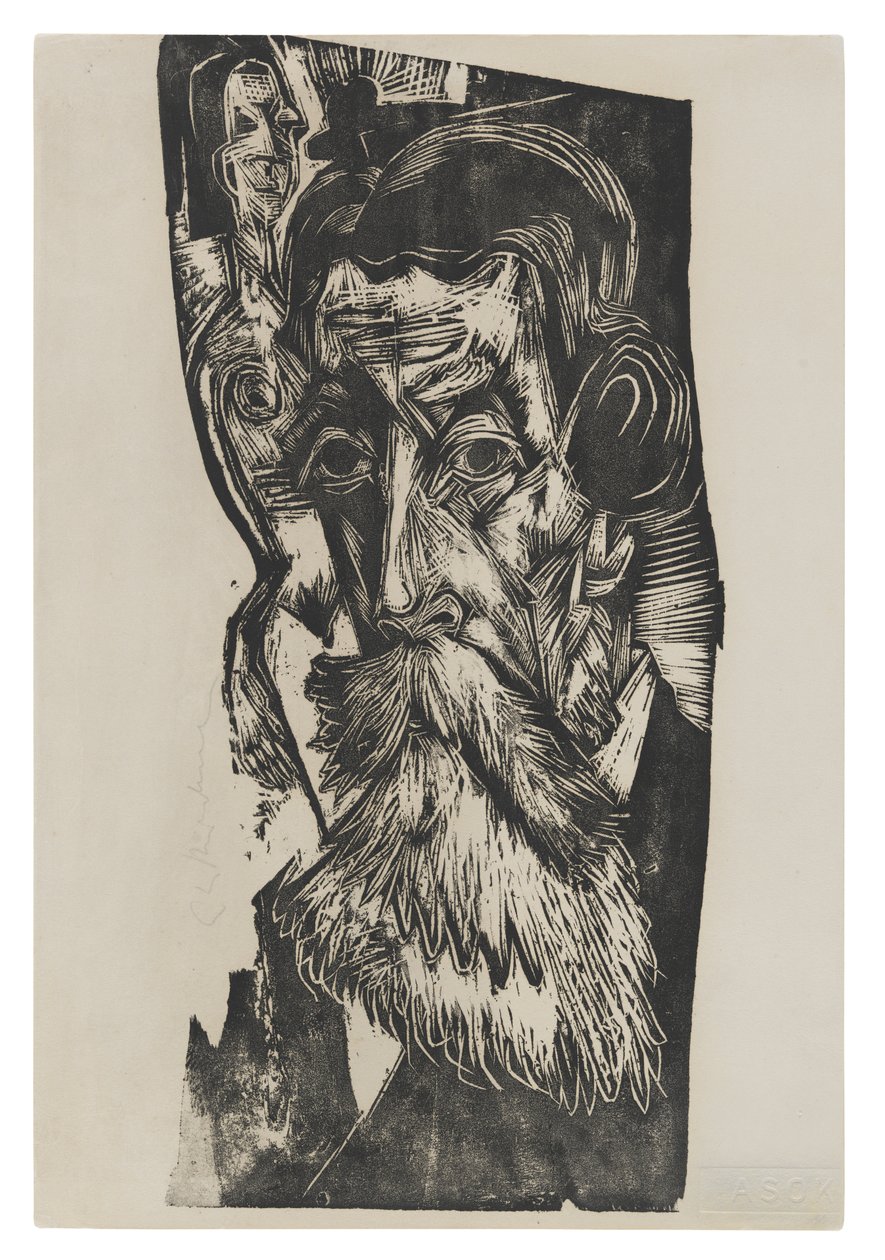 Portræt af Ludwig Schames af Ernst Ludwig Kirchner