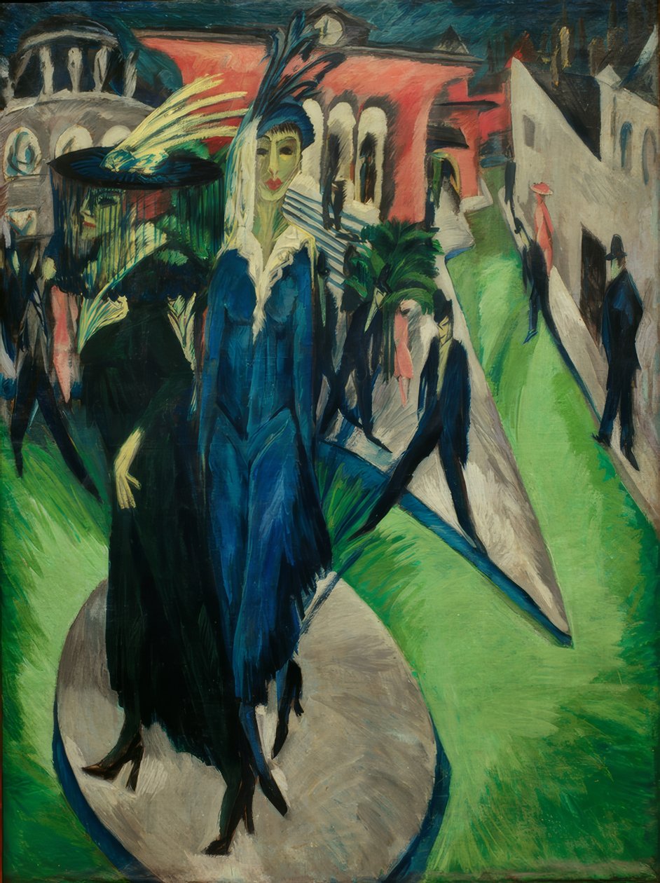 Potsdamer Platz af Ernst Ludwig Kirchner
