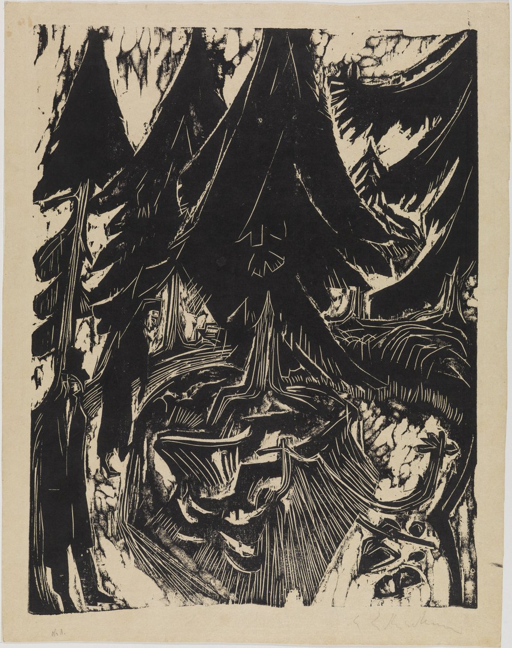 En tur rundt om sanatoriet af Ernst Ludwig Kirchner