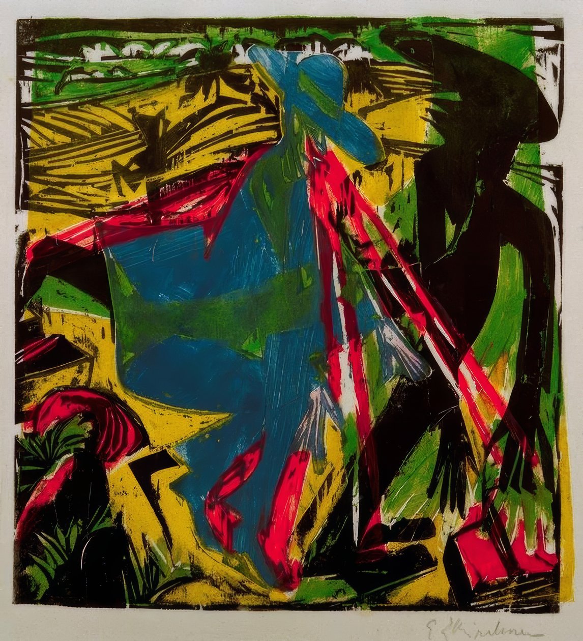 Schlemihls møde med skyggen af Ernst Ludwig Kirchner
